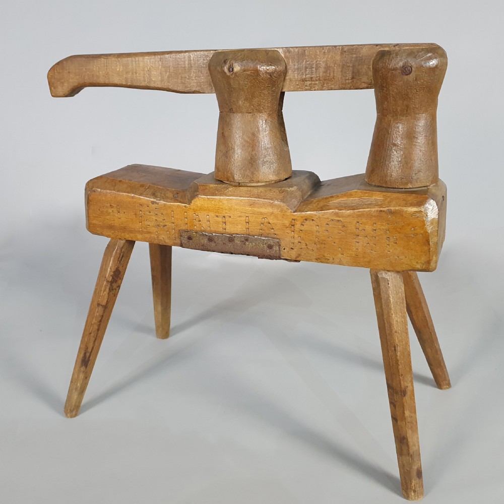 Early 18th Century Vernacular Fruitwood Fruit Press c. 1730