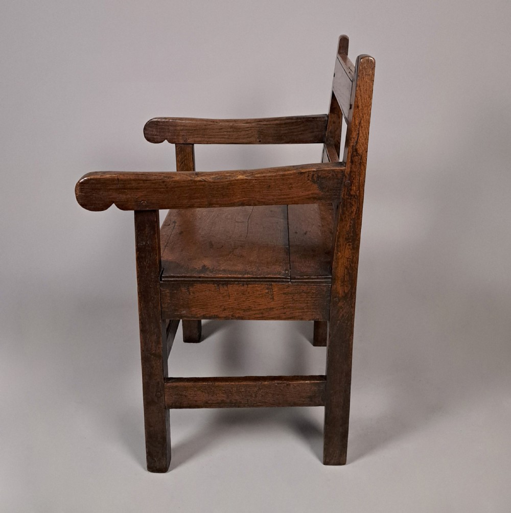 Charming 18th Century Welsh Oak Armchair with Provenance c. 1760 View VI