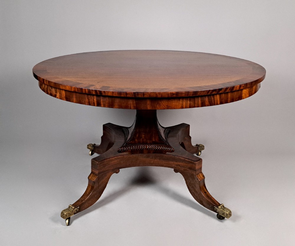 Finest Quality George III Circular Dining Table c. 1820
