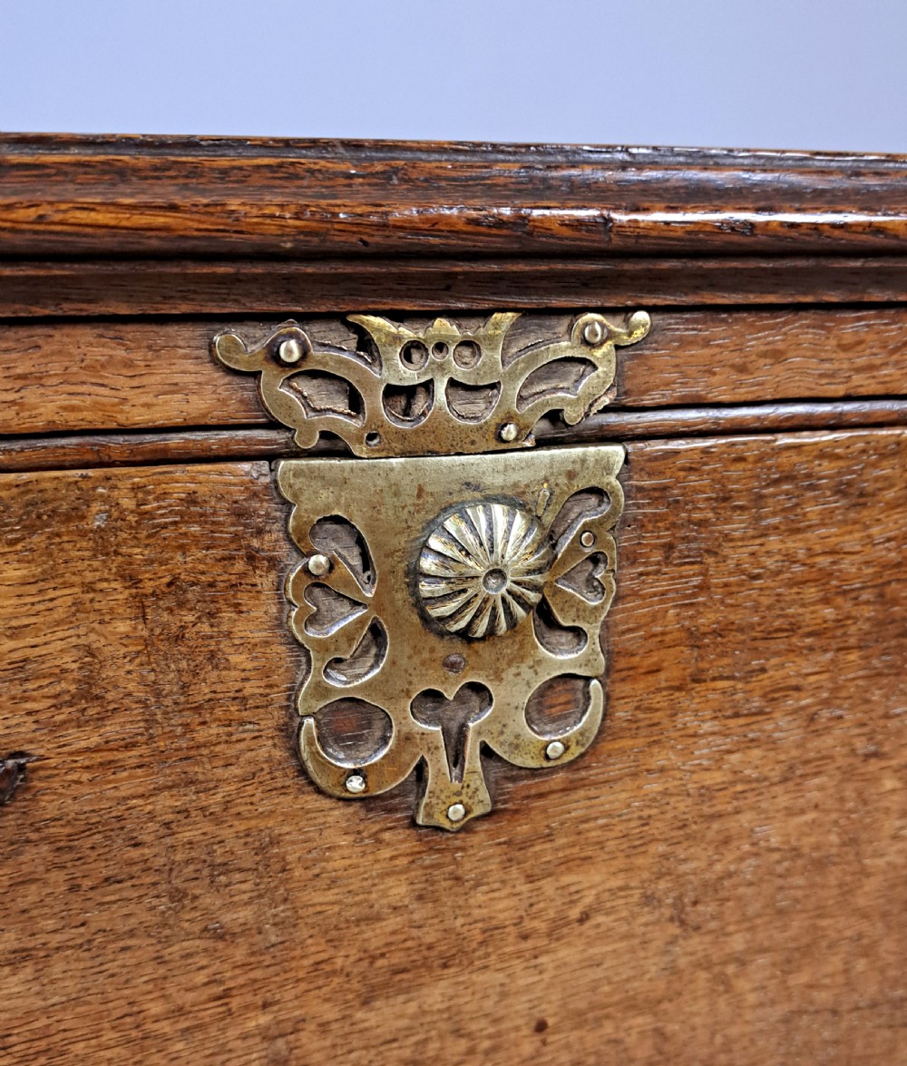 George I English Oak Box Stool c. 1725 View III