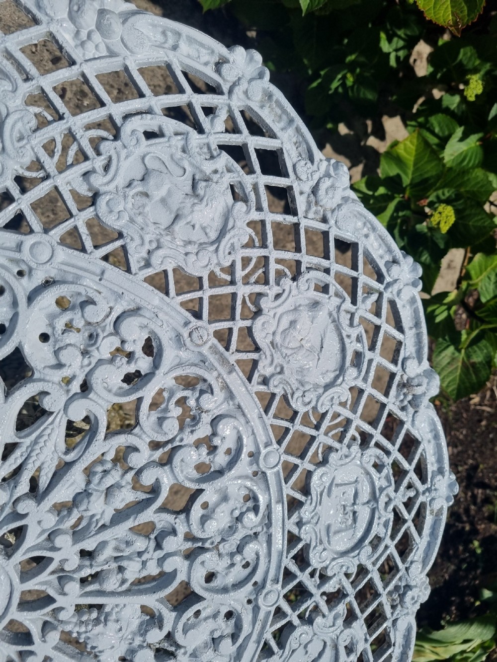 Victorian Cast Iron Zodiac Table by Falkirk Iron Works c. 1880 View VII