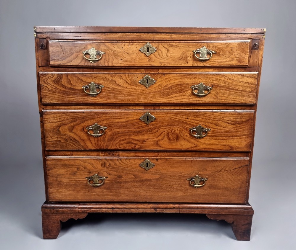 George II Period Elm Bachelors Chest c. 1740