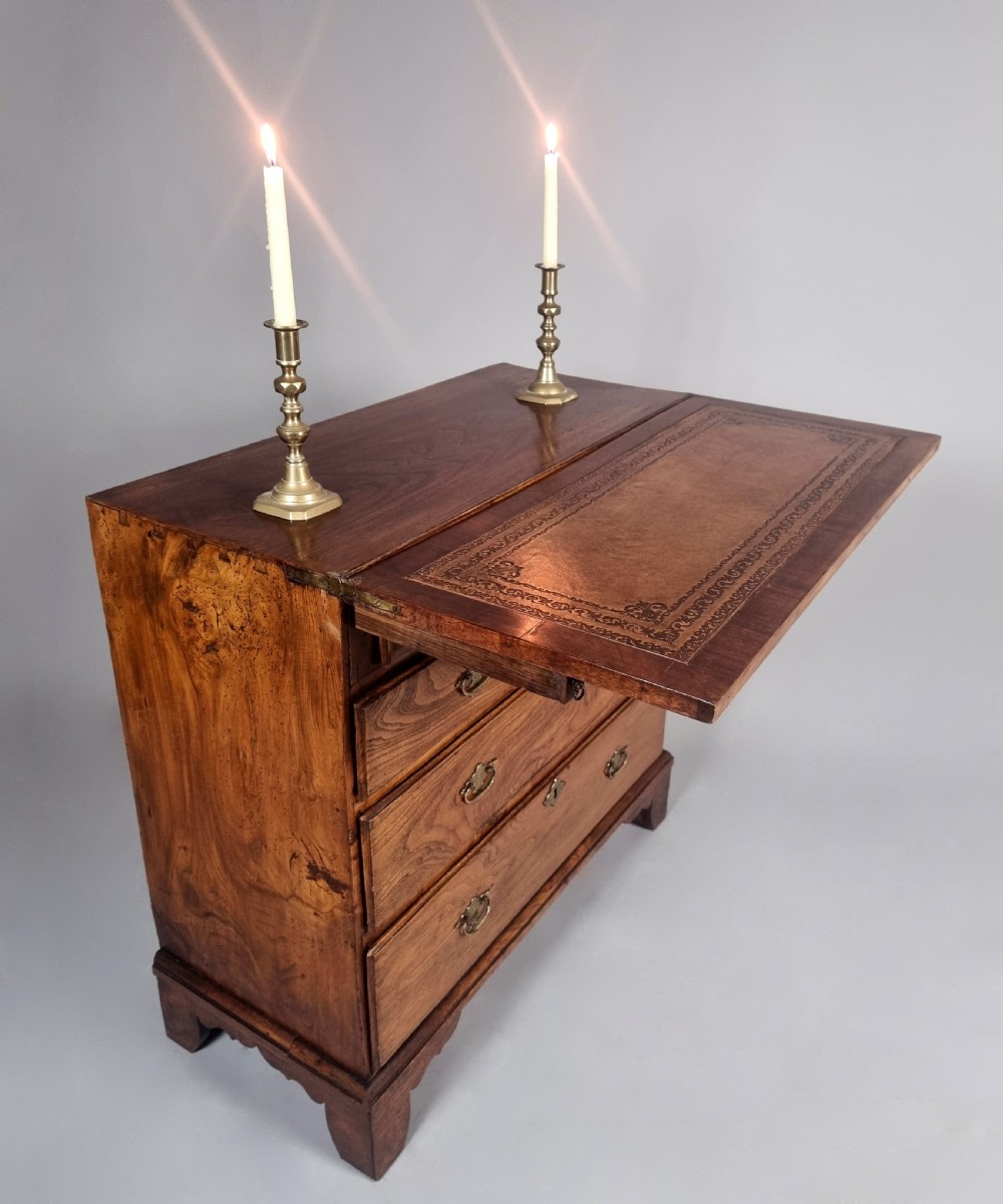 George II Period Elm Bachelors Chest c. 1740 View IV