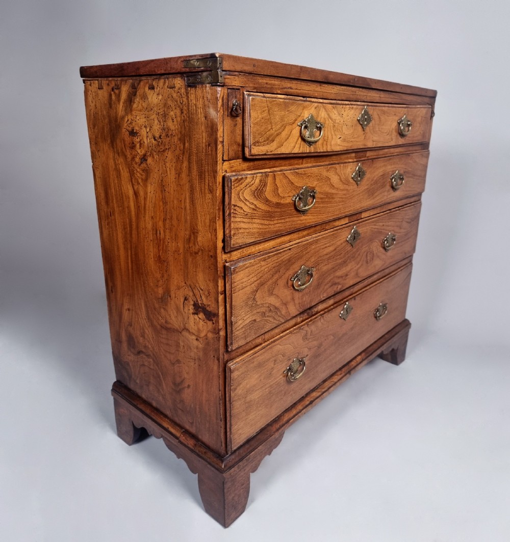 George II Period Elm Bachelors Chest c. 1740 View V