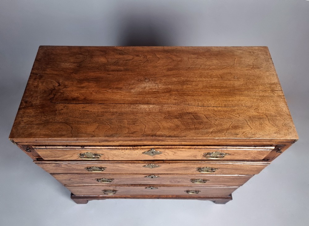 George II Period Elm Bachelors Chest c. 1740 View VIII