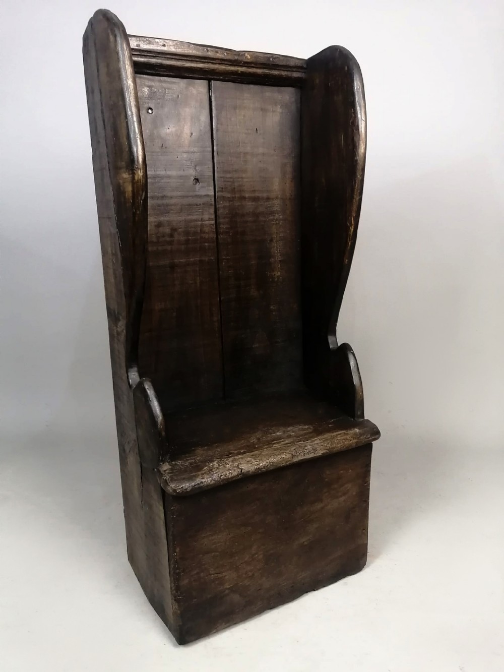  Fruitwood Child`s Lambing Chair c. 1680