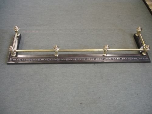 Victorian Iron & Brass Fender