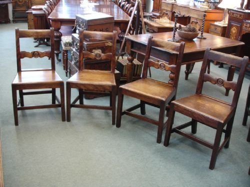 Set of 4 Victorian Kitchen Chairs