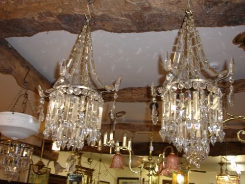 Pair of Lustre Light Pendants