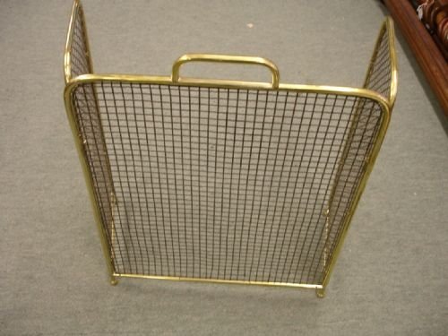 Edwardian Brass Spark Guard