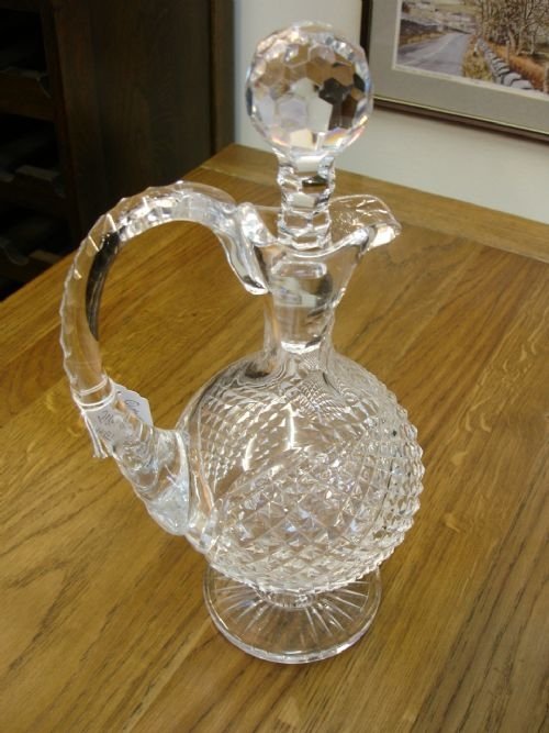 Quality Cut Glass Claret Jug