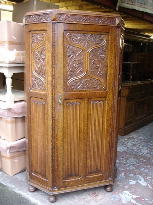 Carved Oak Hall Robe.