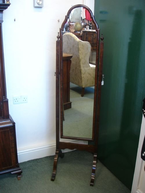 Mahogany Cheval Mirror