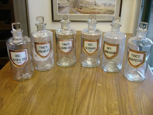 Victorian Chemist Jars