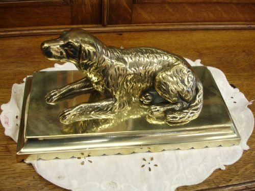 Victorian Brass Dog