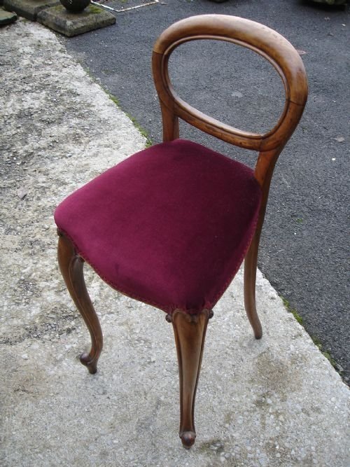 Victorian Mahogany Harp Chair