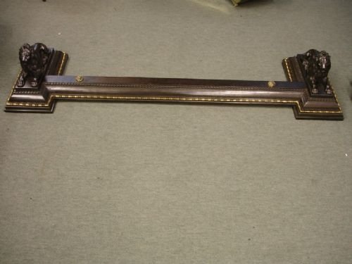 The Best Quality Victorian Cast Iron & Brass Fender