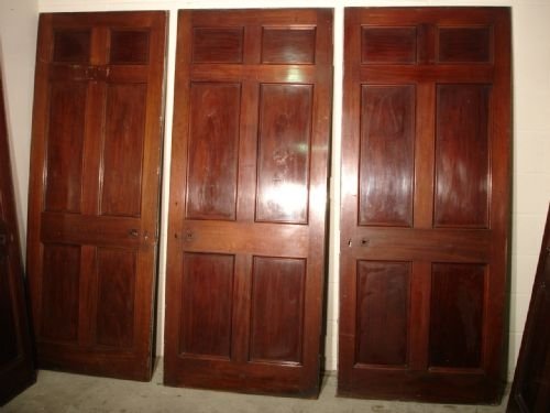 5 Very Nice Victorian Mahogany Doors