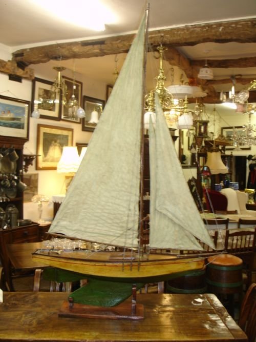 Large Edwardian Pond Yacht