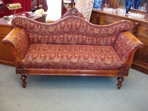 Mahogany Victorian Double Ended Sofa