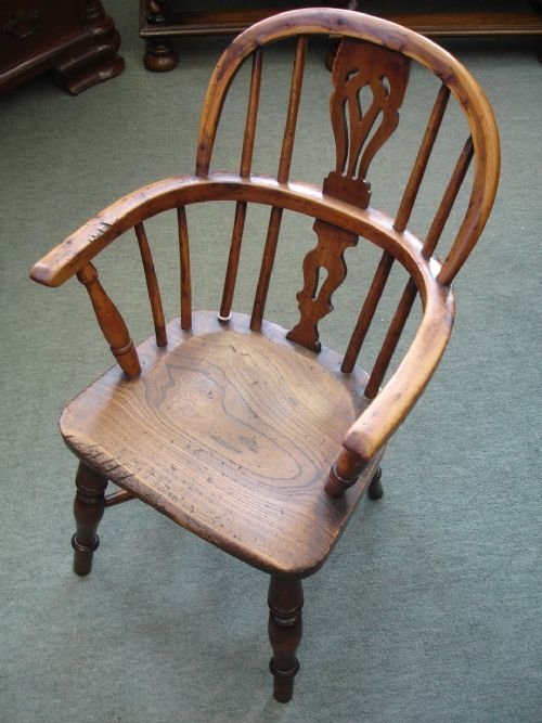 Special Childs Yew Wood Windor Chair