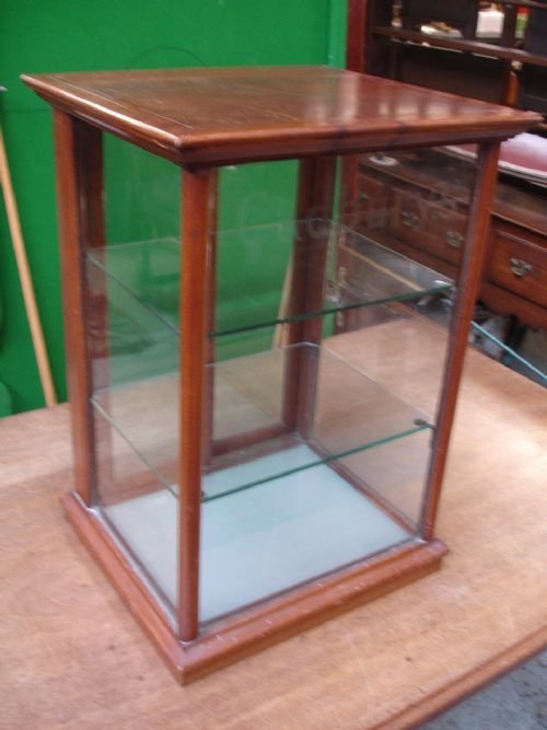 Cadburys Mahogany Display Cabinet