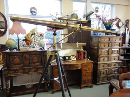 Superb Victorian Brass Telescope