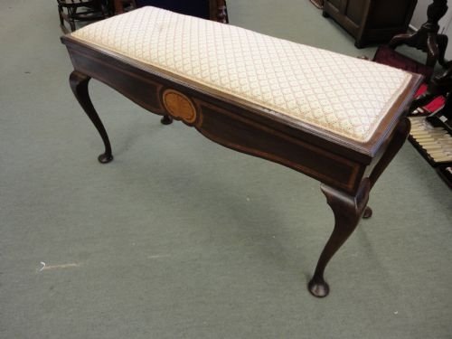 Mahogany Duet Stool