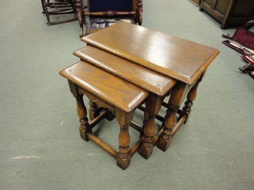 Oak Nest of Tables