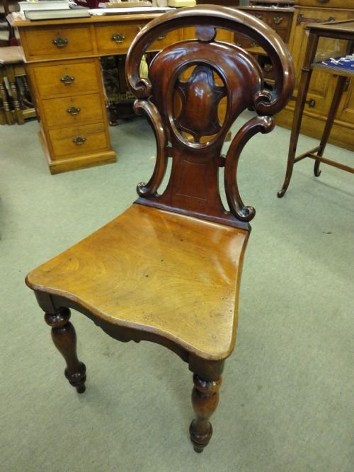 Victorian Mahogany Hall / Desk Chair