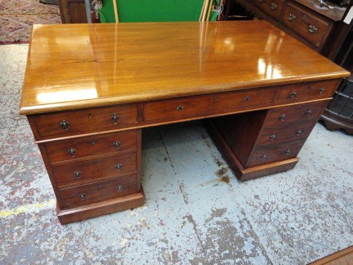 Victorian Mahogany 3 Piece Desk