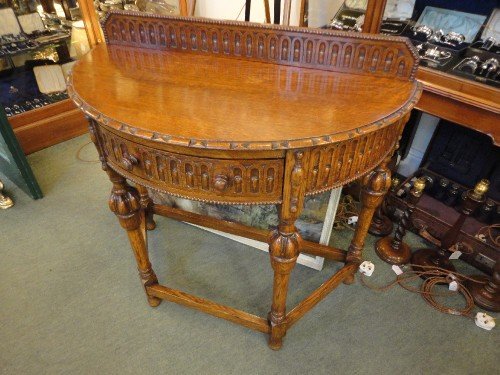 Oak Hall Table
