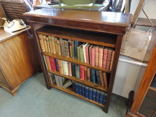 Small Edwardian Walnut Bookcase