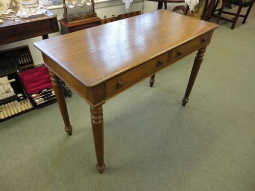 Victorian 2 Drawer Writing Table