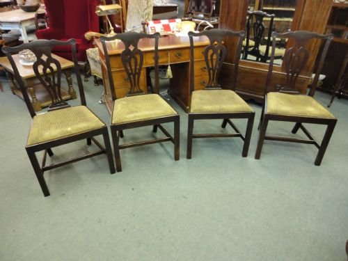 Set of 4 Victorian Mahogany Chairs
