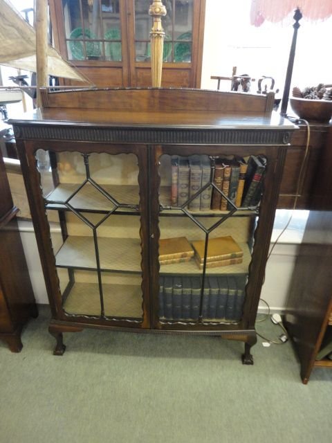 Mahogany Display Bookcase