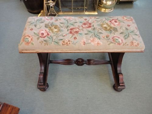 Regency Mahogany Stool