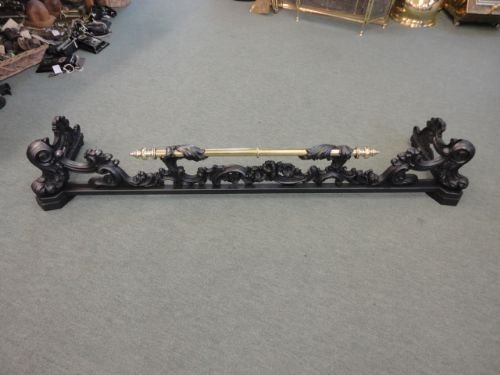 Victorian Iron & Brass Fender