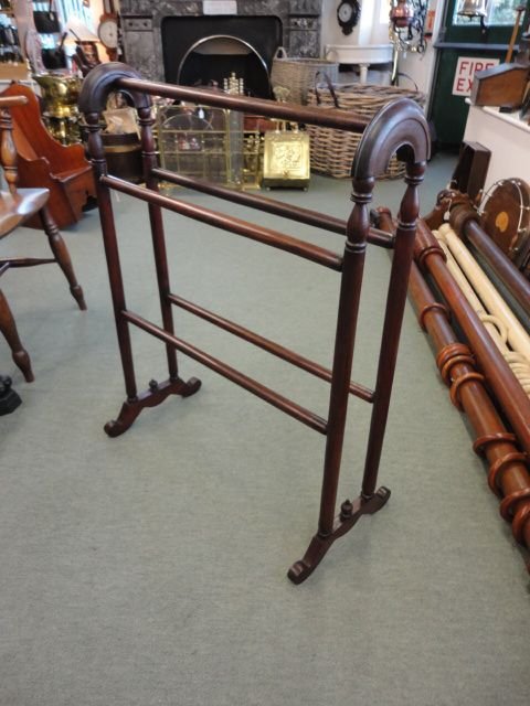 Victorian Mahogany Towel Rail