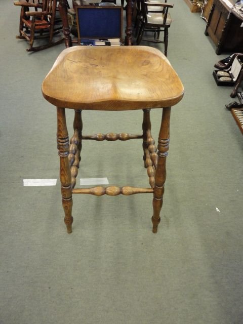 Tall Elm Stool