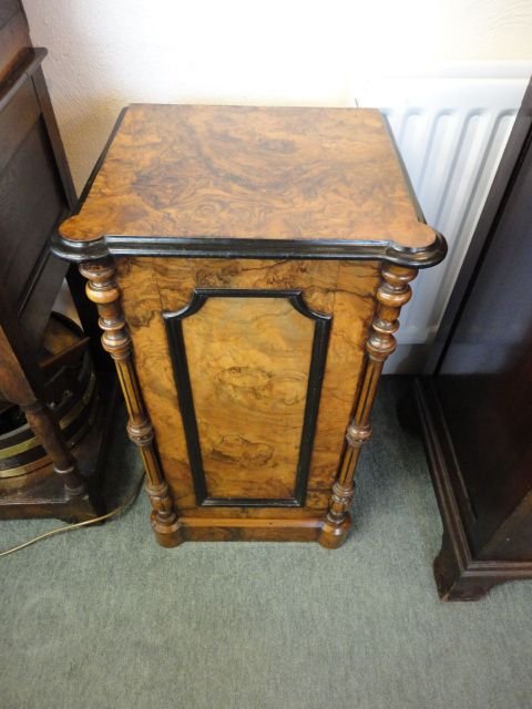 Victorian Walnut Bedside Cupboard