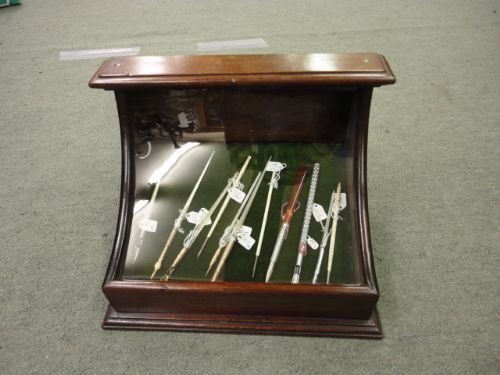 Small Victorian Mahogany Display Cabinet
