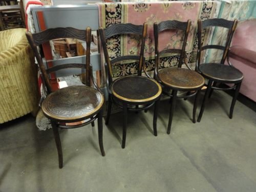 Set of 4 Bentwood Chairs