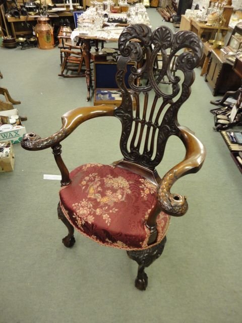 Quality Mahogany Armchair