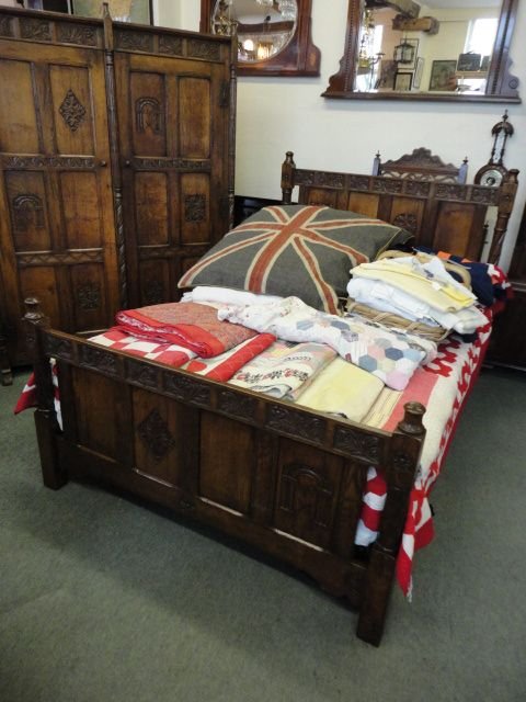 fig 1. Oak 6 Piece Bedroom Suite