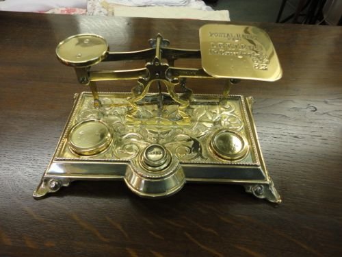 Quality Brass Postal Scale