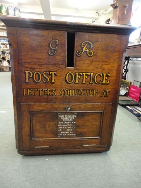 Oak Post Box