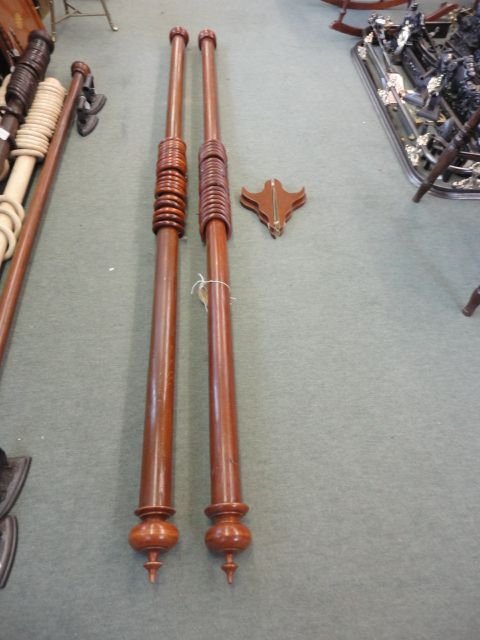 Pair of Victorian Curtain Poles