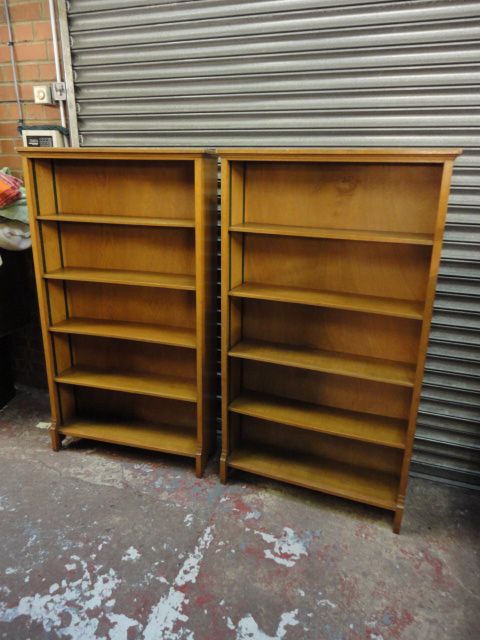 Pair of Oak Bookshelves