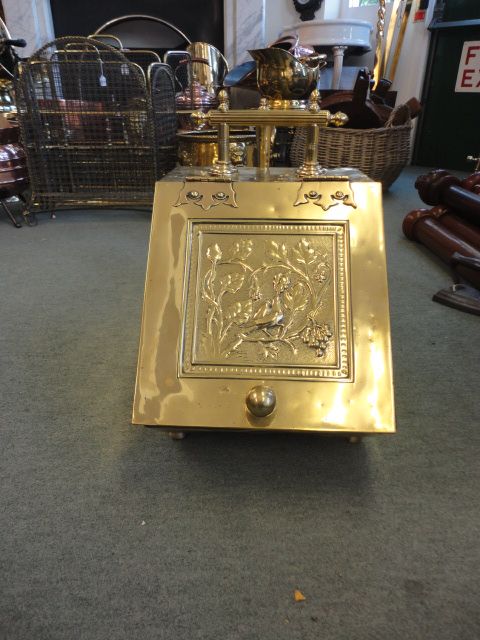 Brass Coal Box